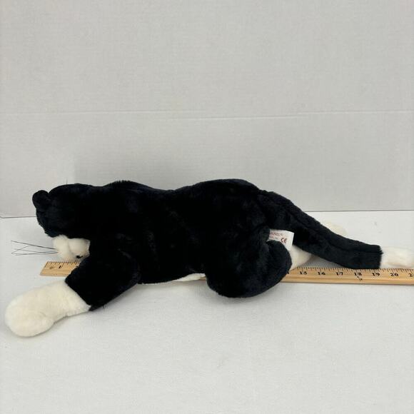 Folkmanis Floppy Cat Hand Puppet Full Body Plush Realistic Black Kitty 21 Inch - Picture 8 of 10